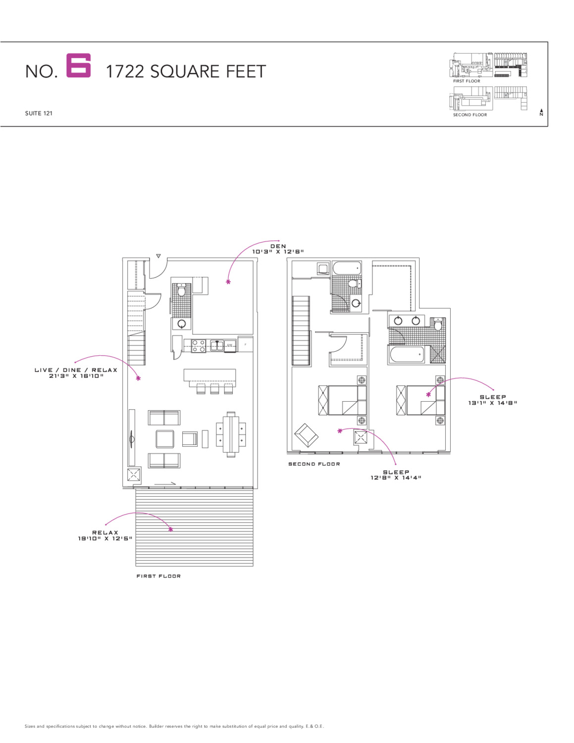 Suite 121 floor plan