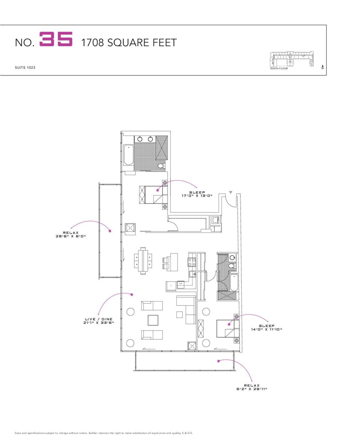 Suite 1023 floor plan
