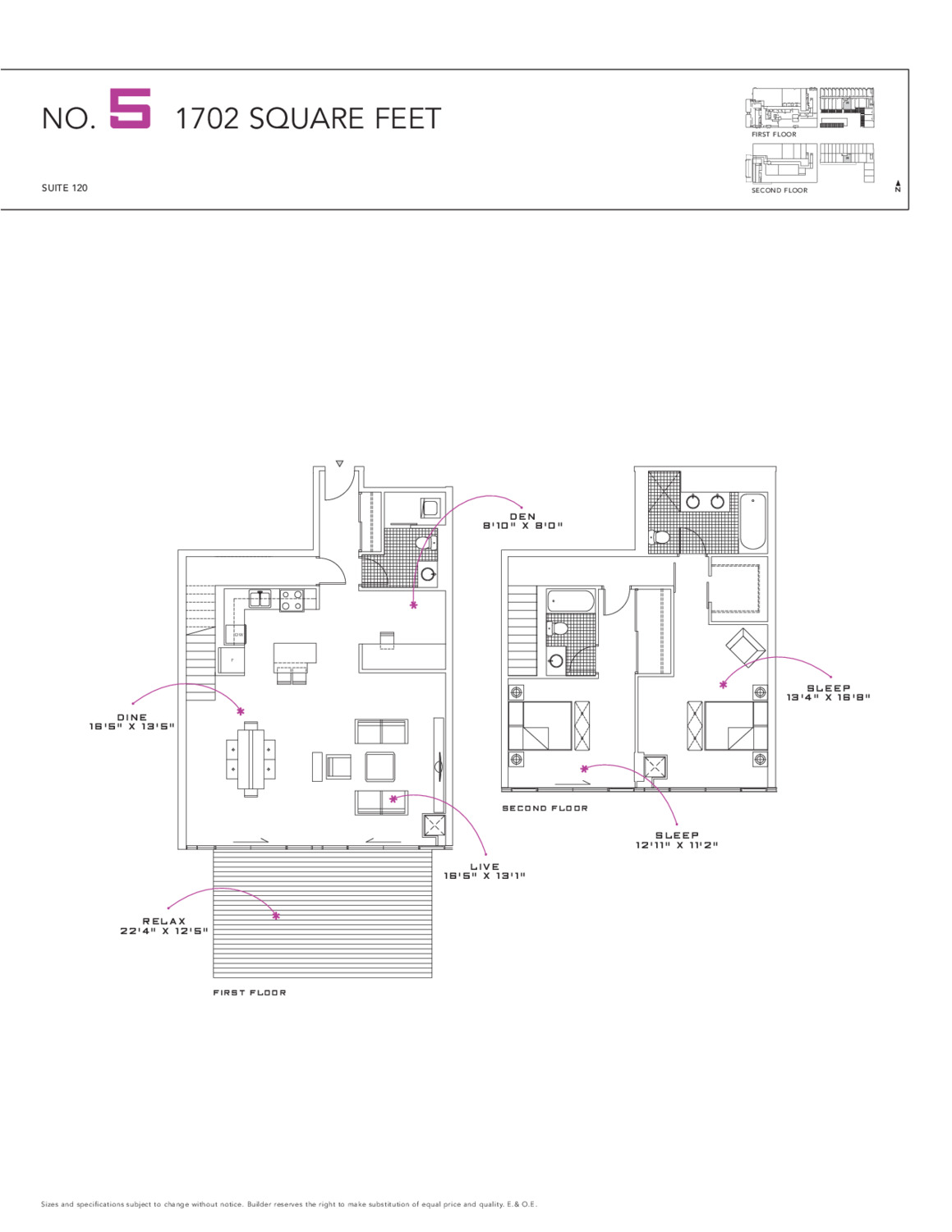 Suite 120 floor plan