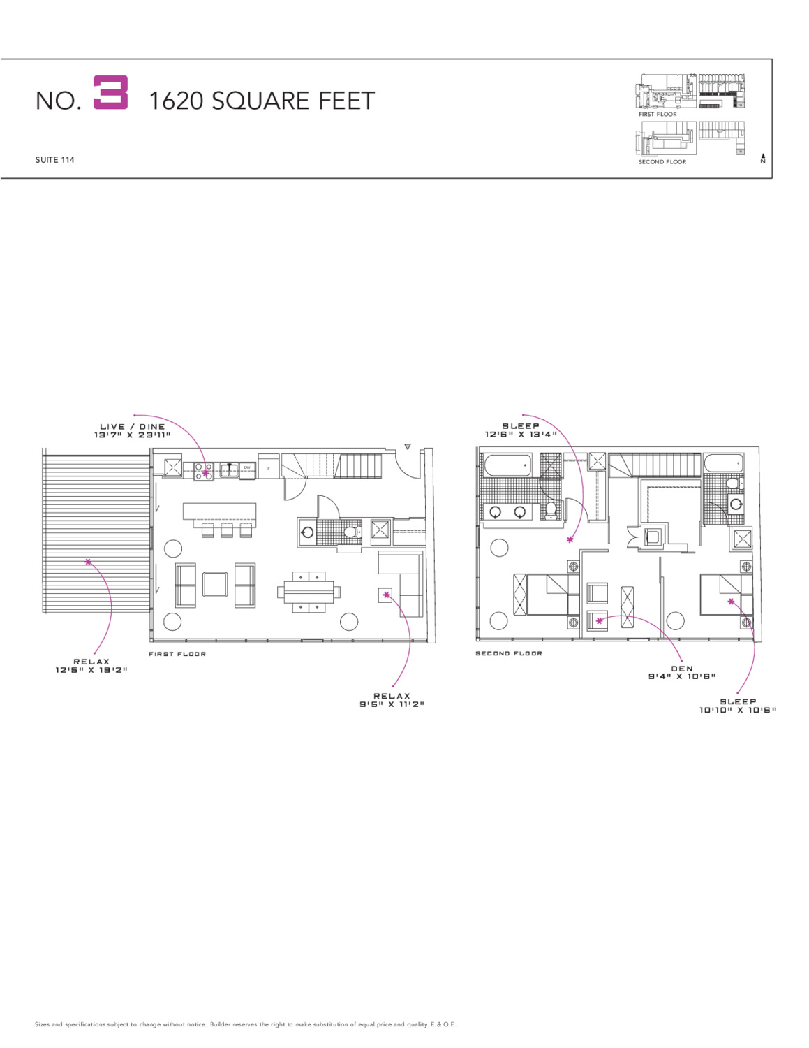 Suite 114 floor plan