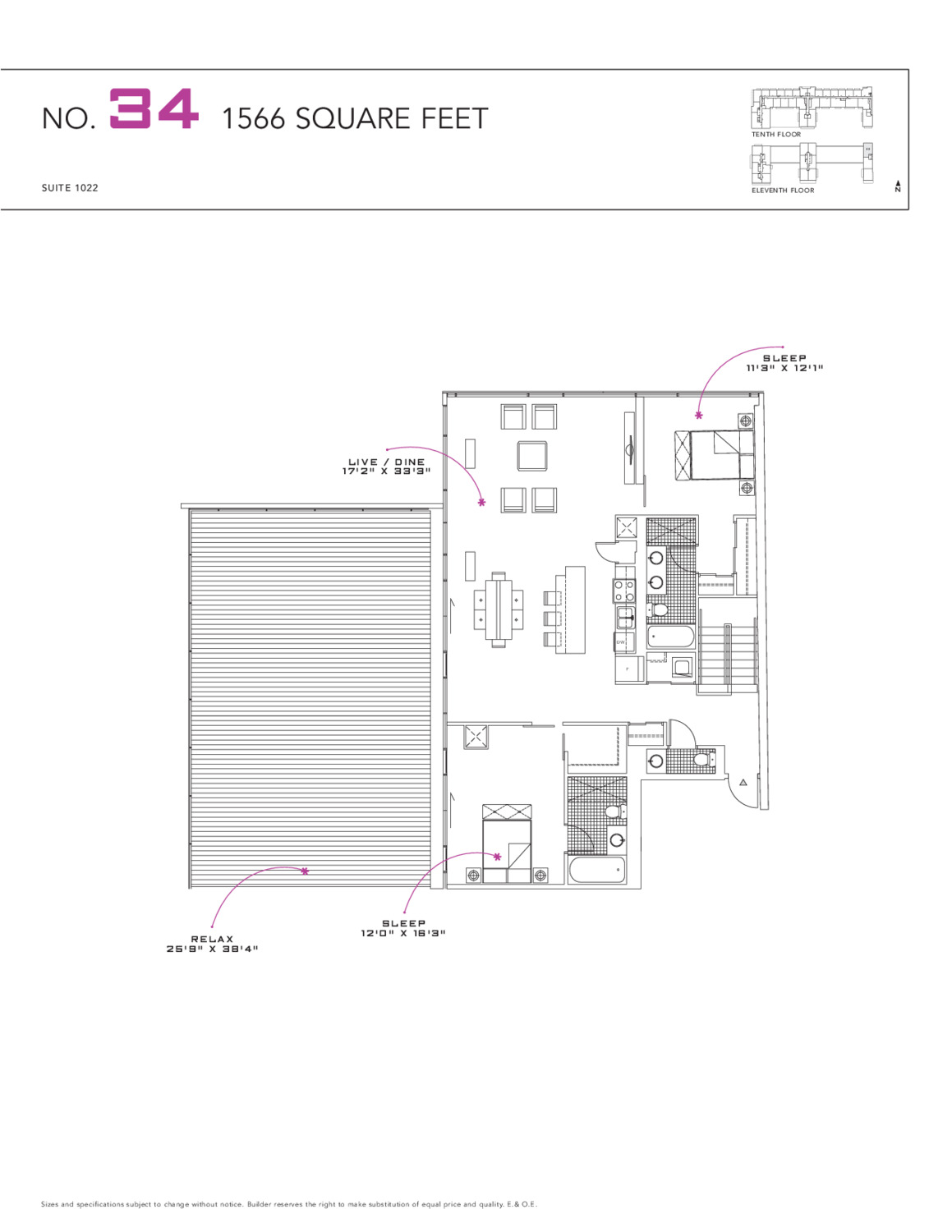 Suite 1022 floor plan