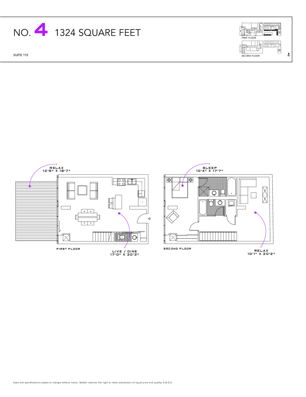 Suite 115 floor plan