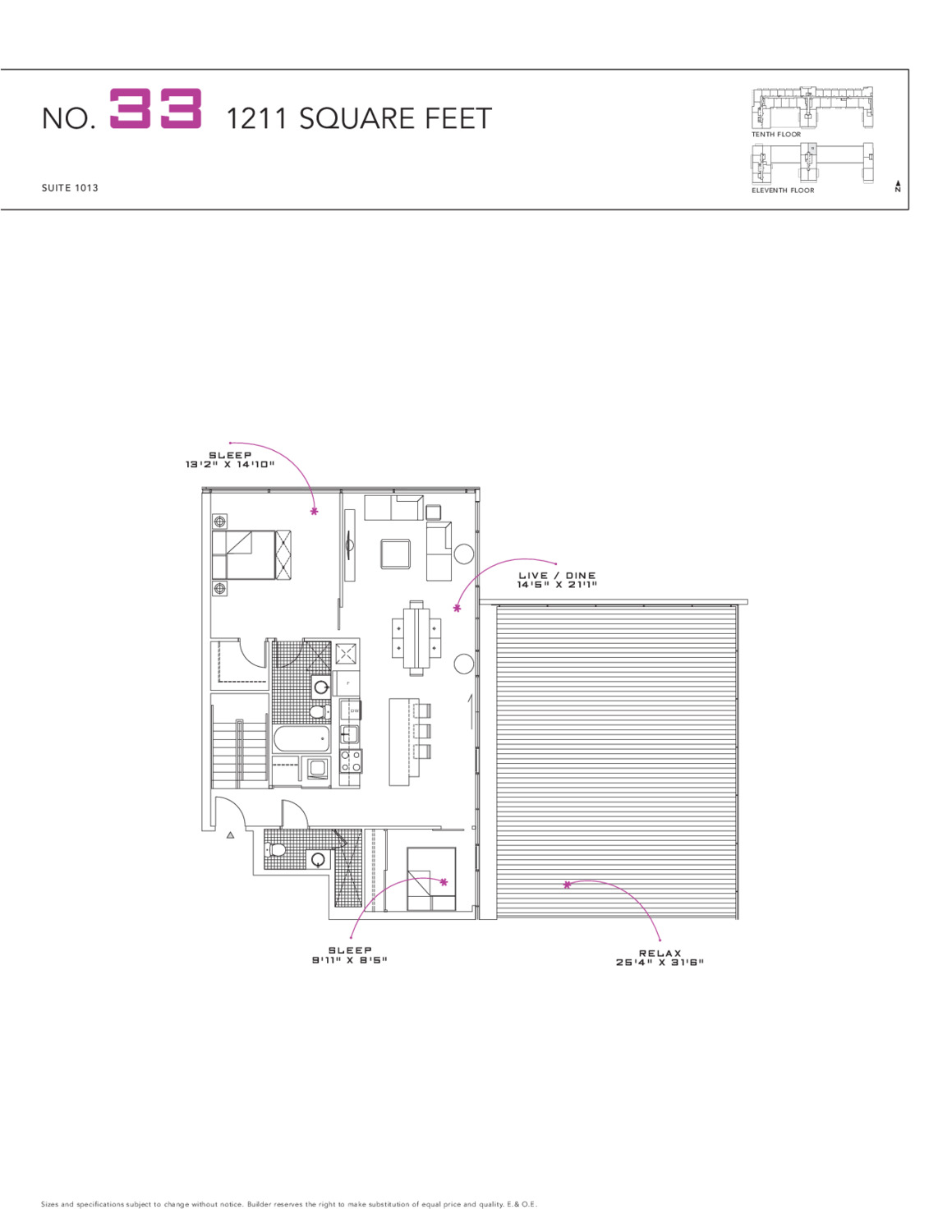 Suite 1013 floor plan