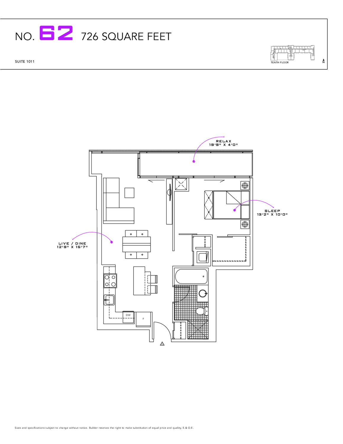 Suite 1011 floor plan