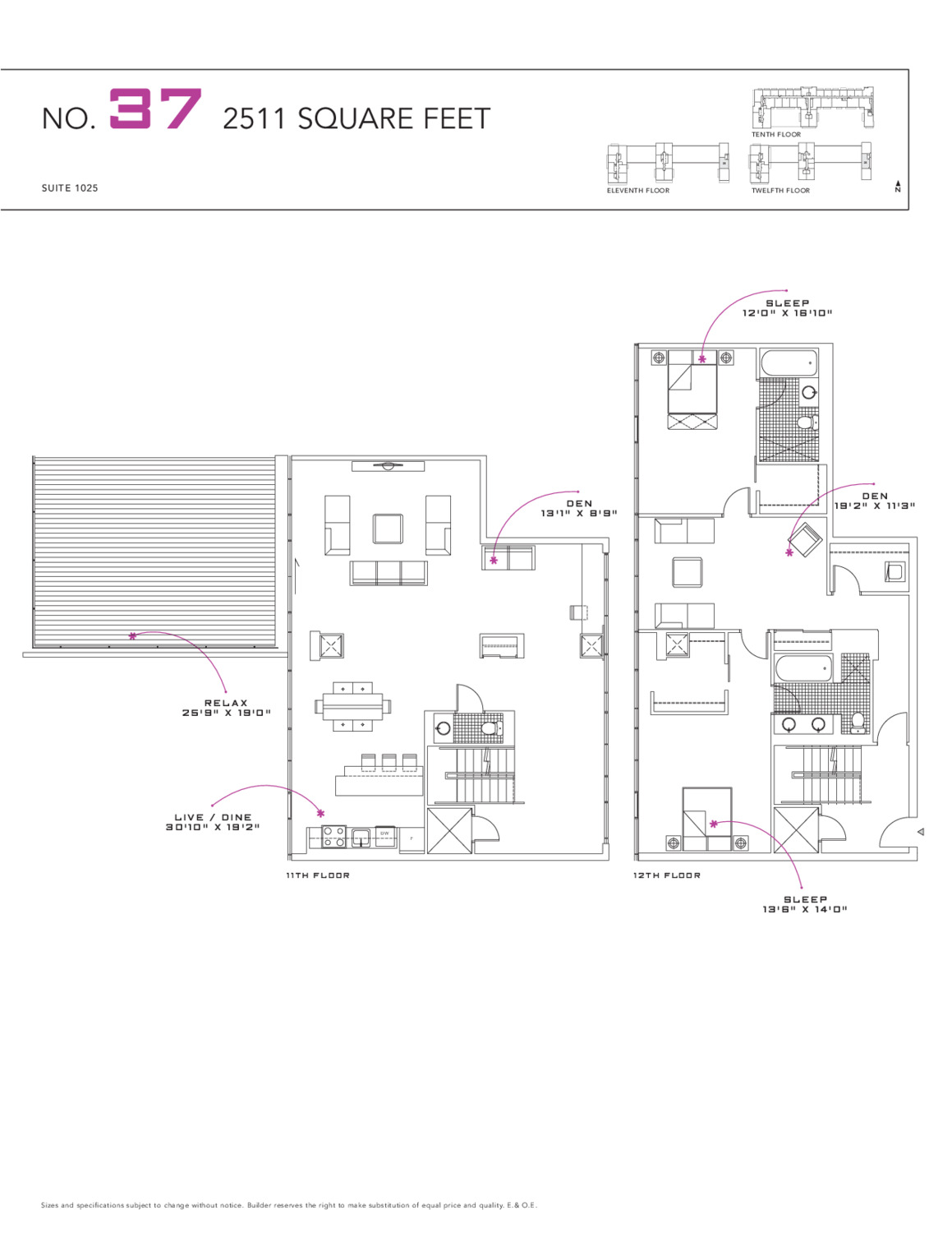 Suite 1025 floor plan
