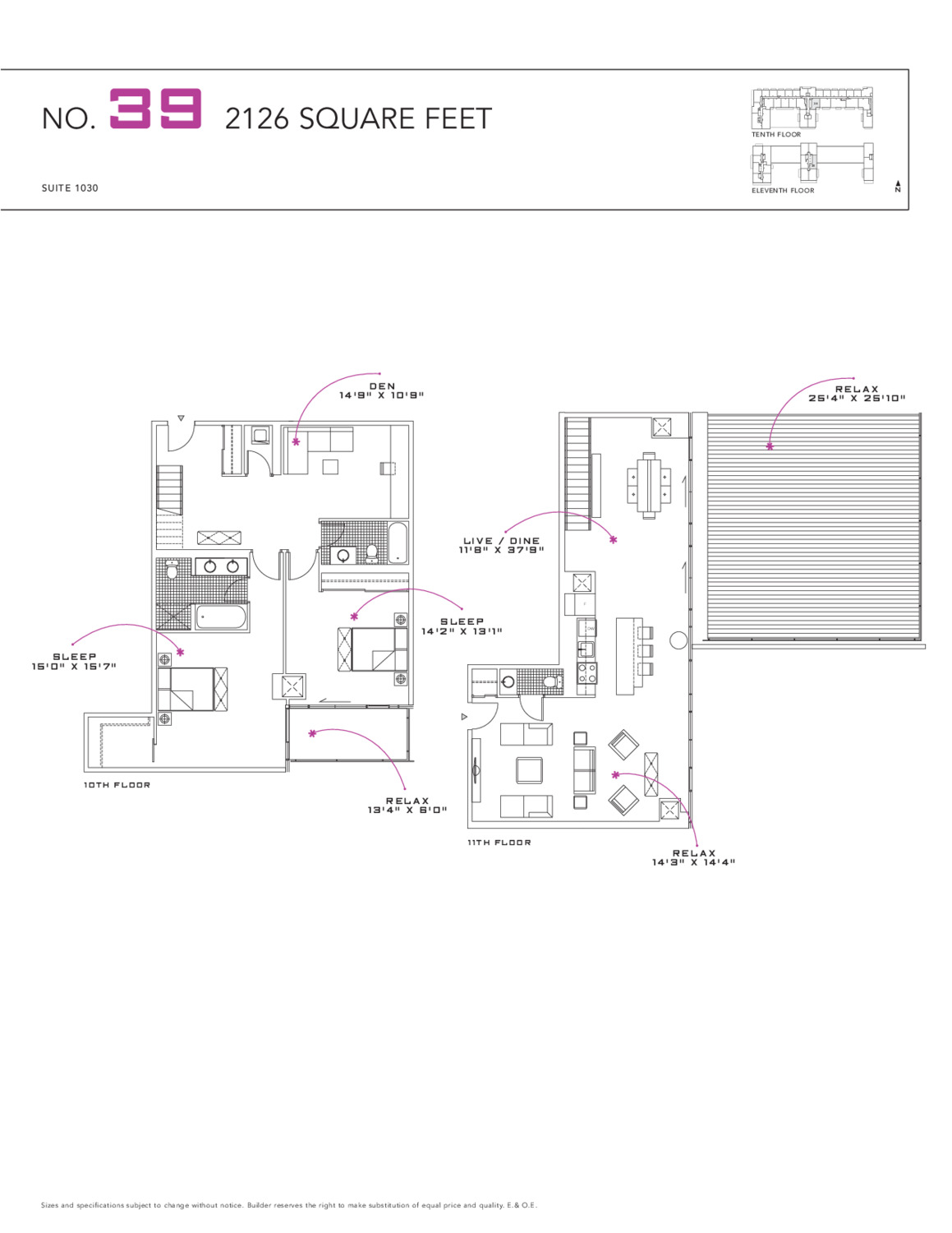 Suite 1030 floor plan