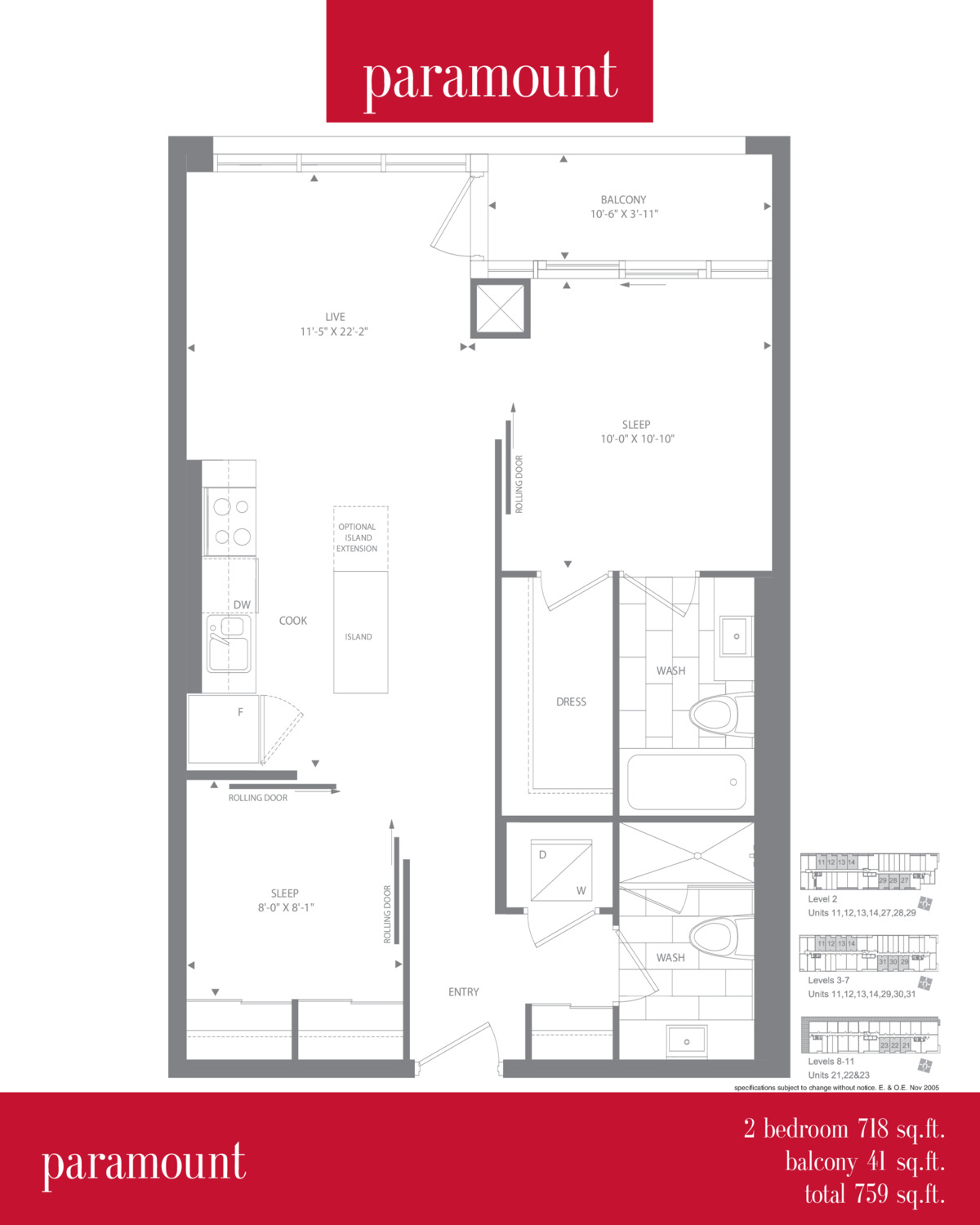 paramount floor plan