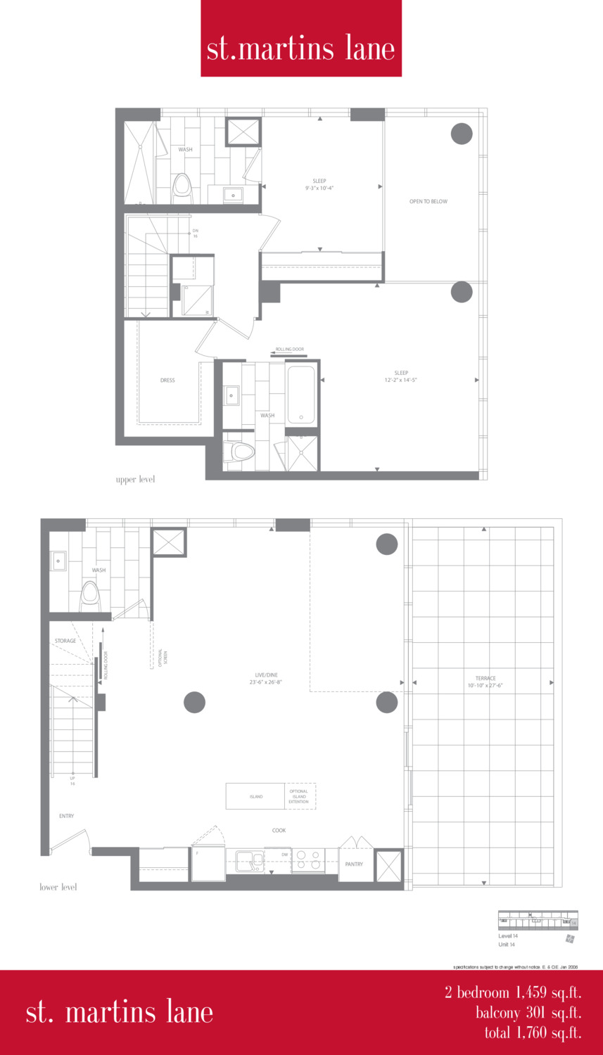 st. martins lane floor plan