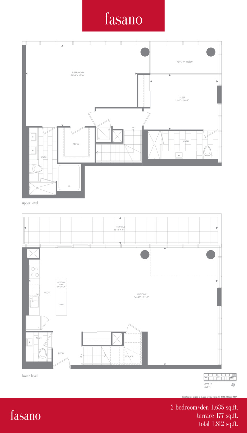 fasano floor plan