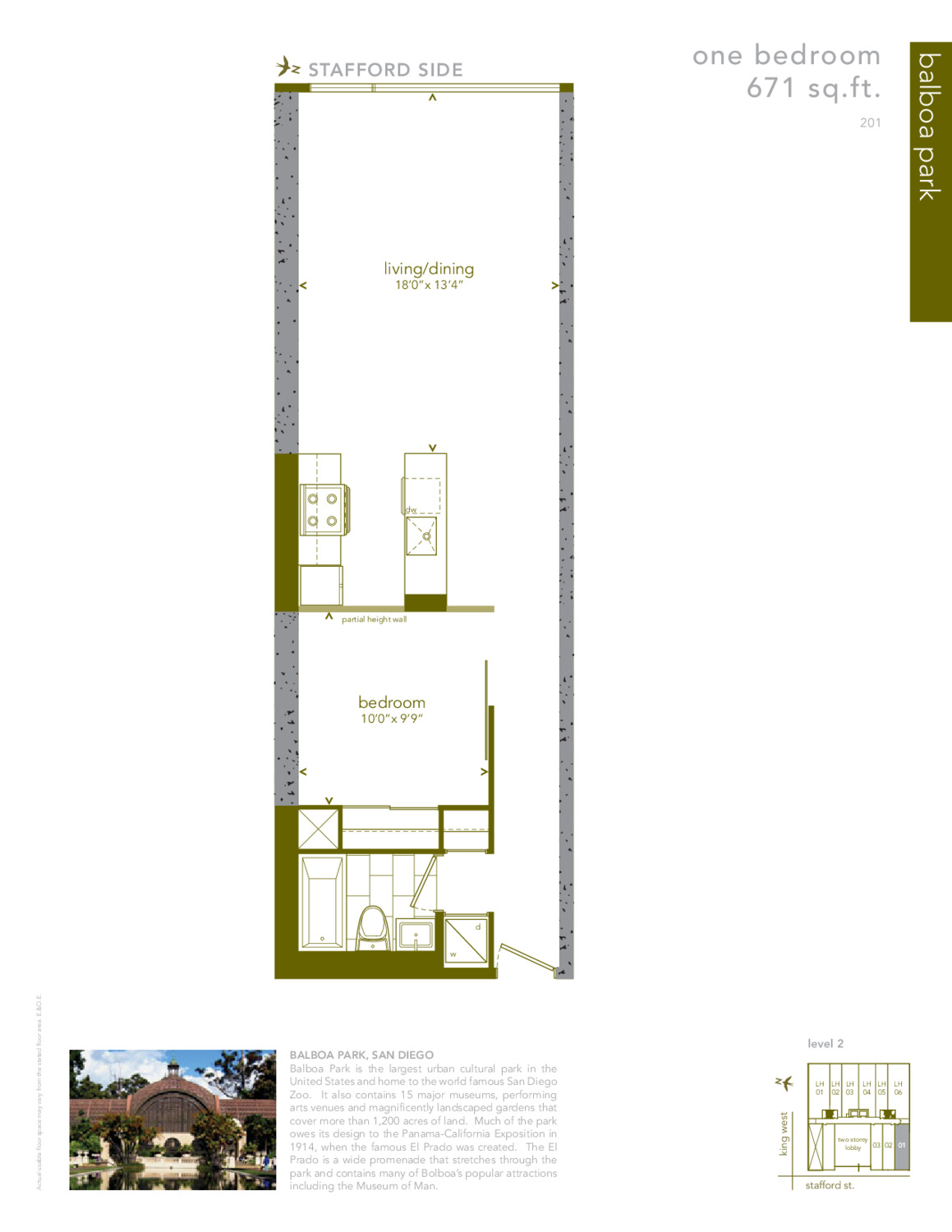 Balboa Park floor plan