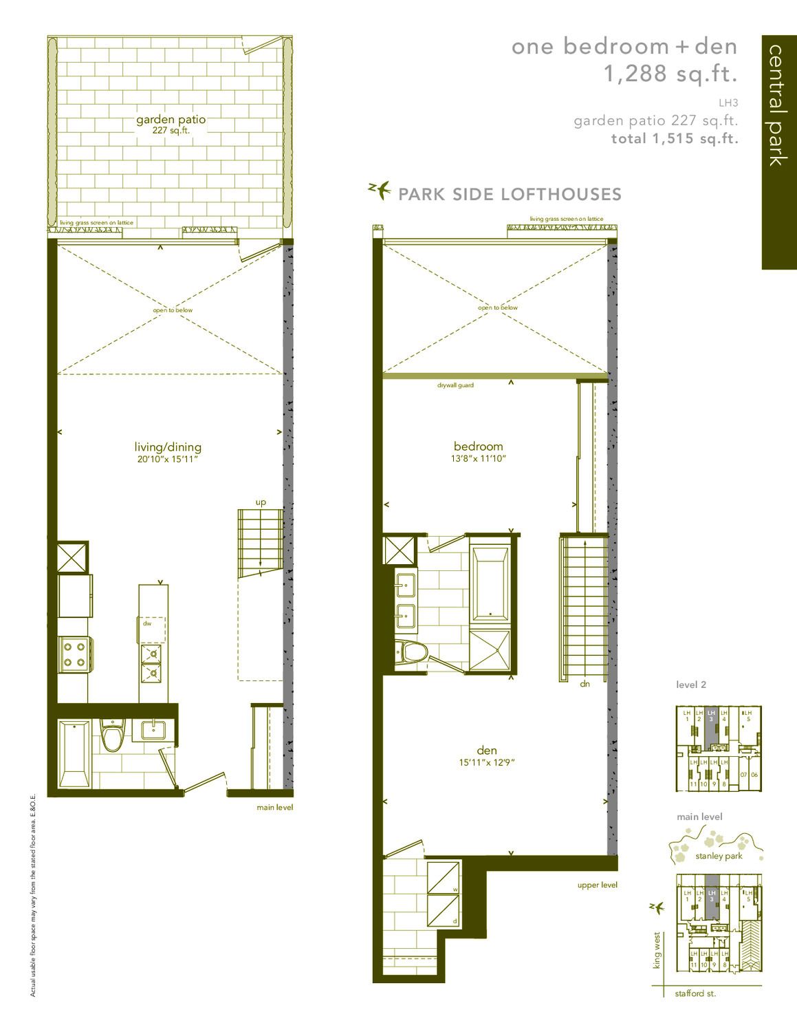 Central Park floor plan