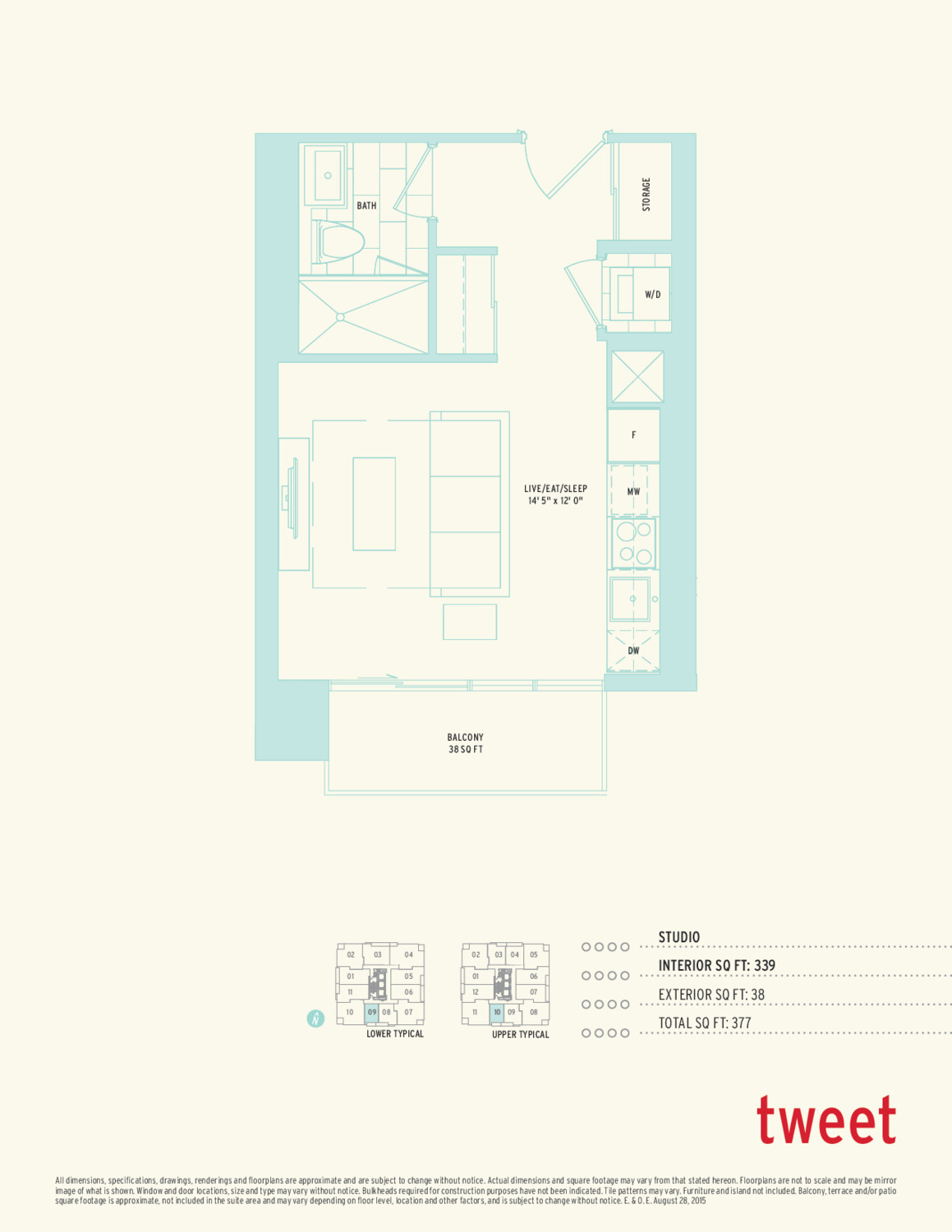 Tweet floor plan