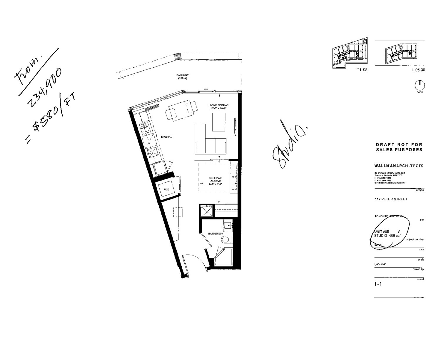T1 floor plan