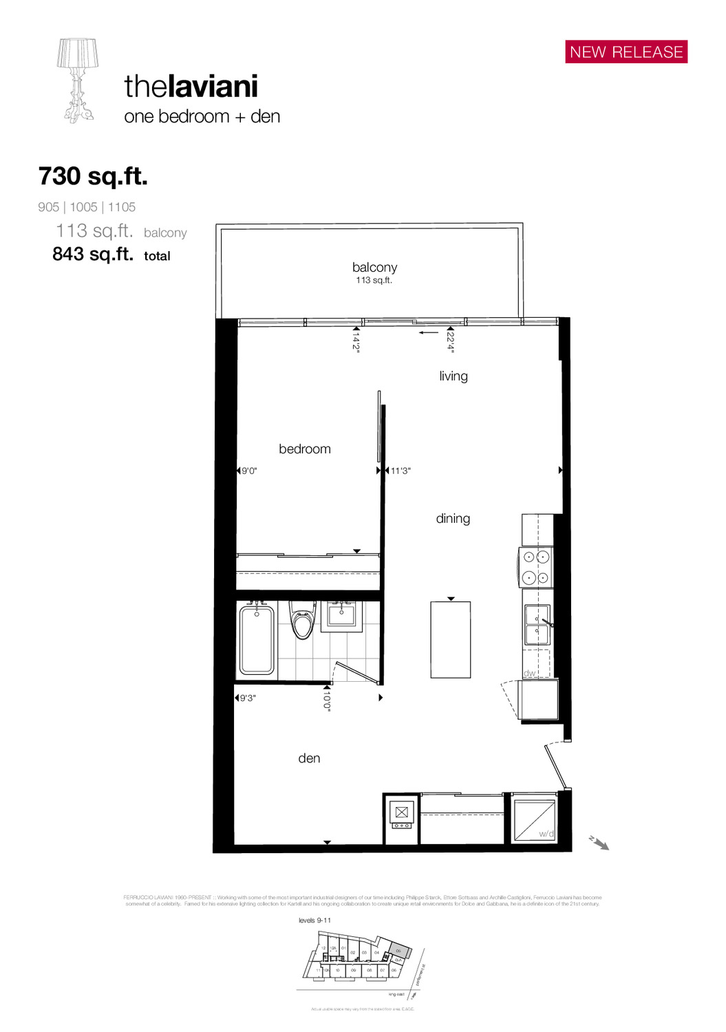 The Laviani floor plan