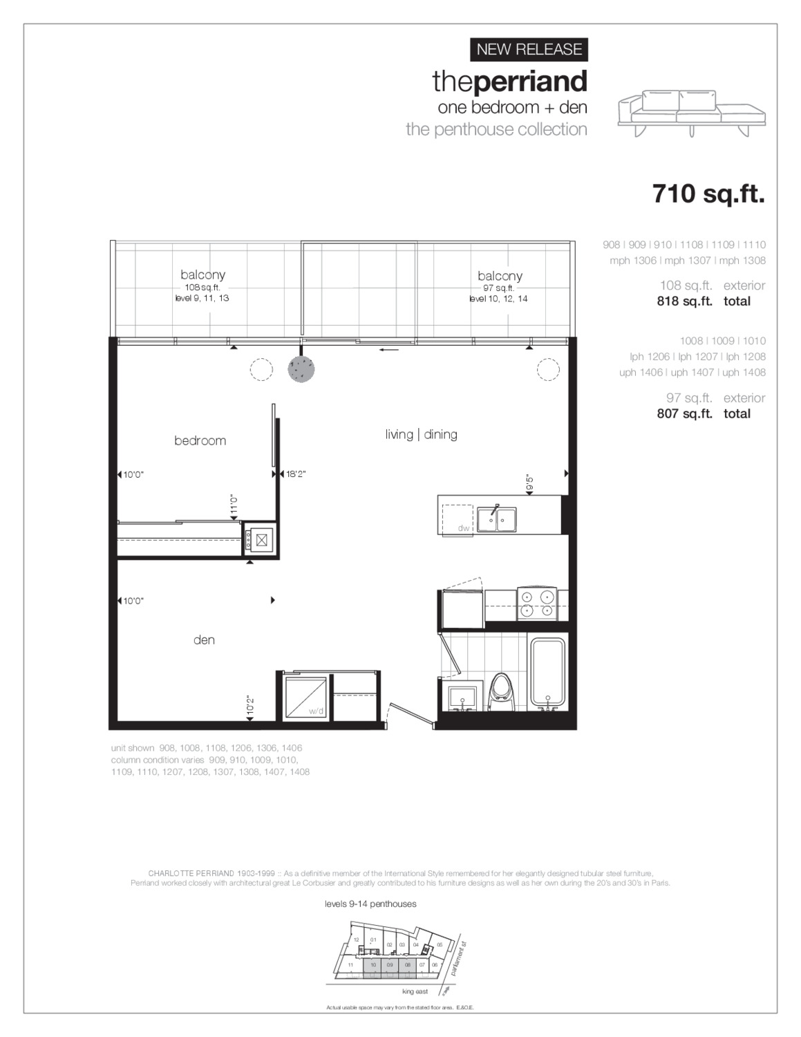 The Perriand floor plan