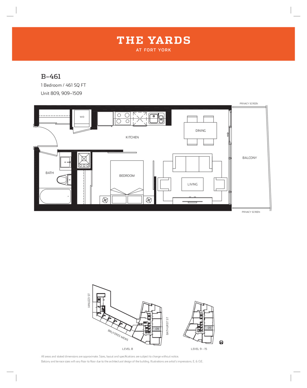 B-461 floor plan