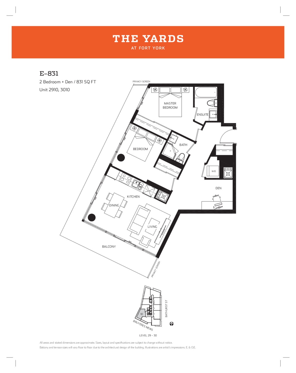 E-831 floor plan