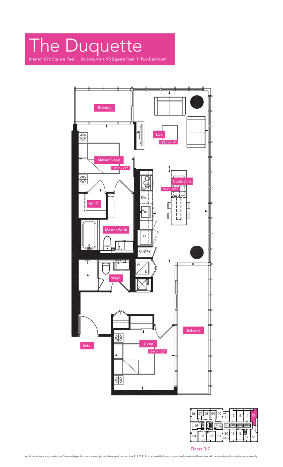 Duquette floor plan