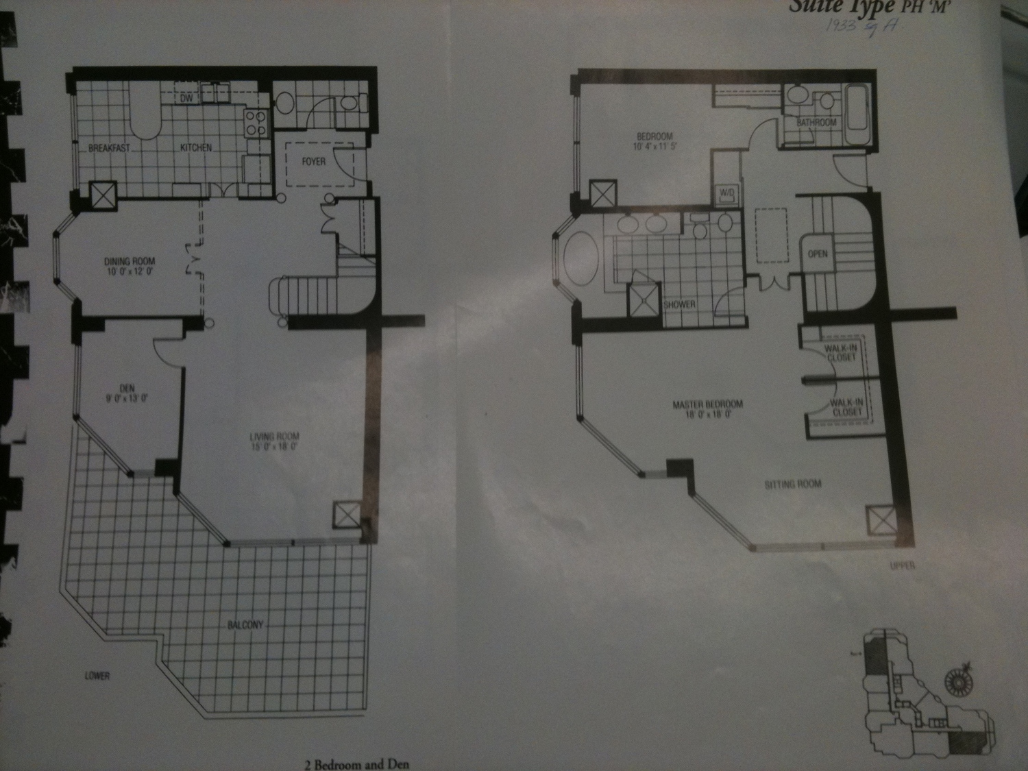 Suite PH 'M' floor plan