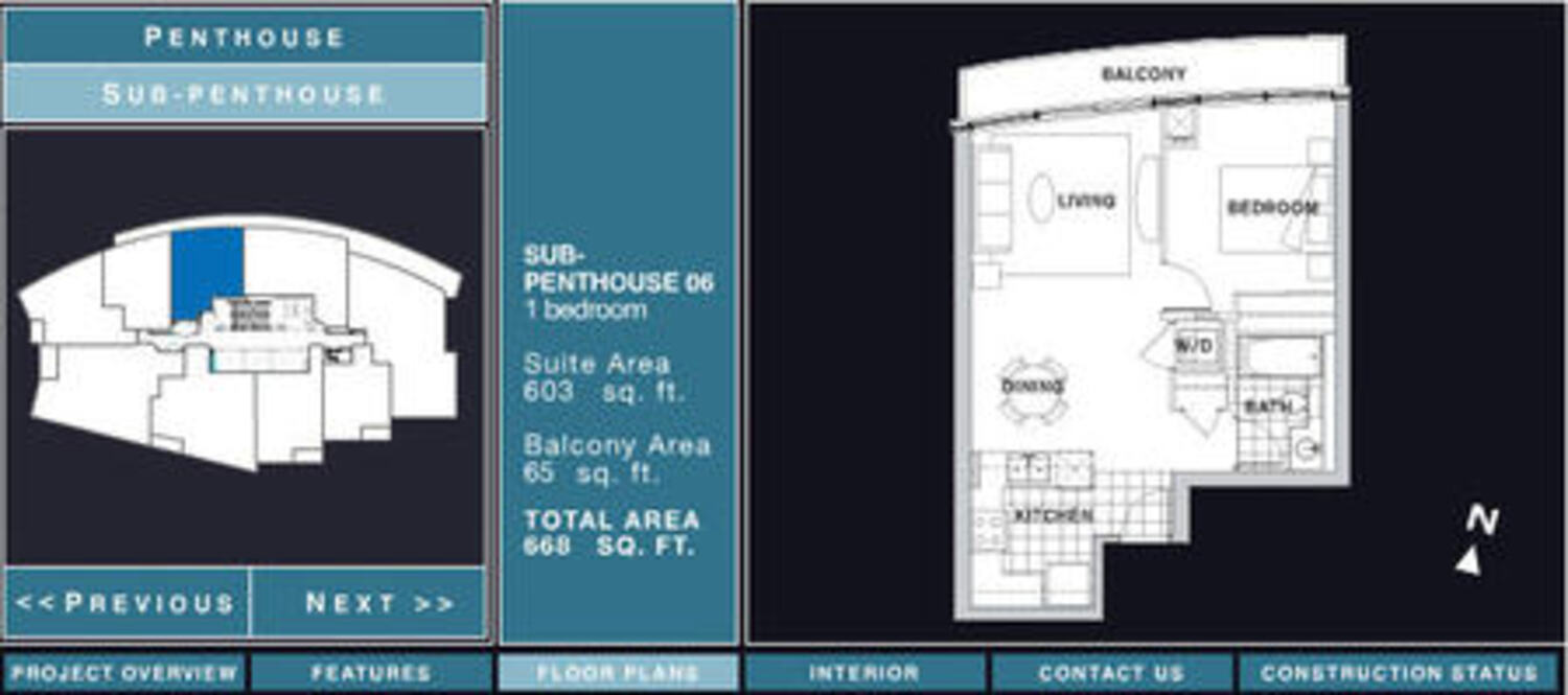 Sub-Penthouse 06 floor plan