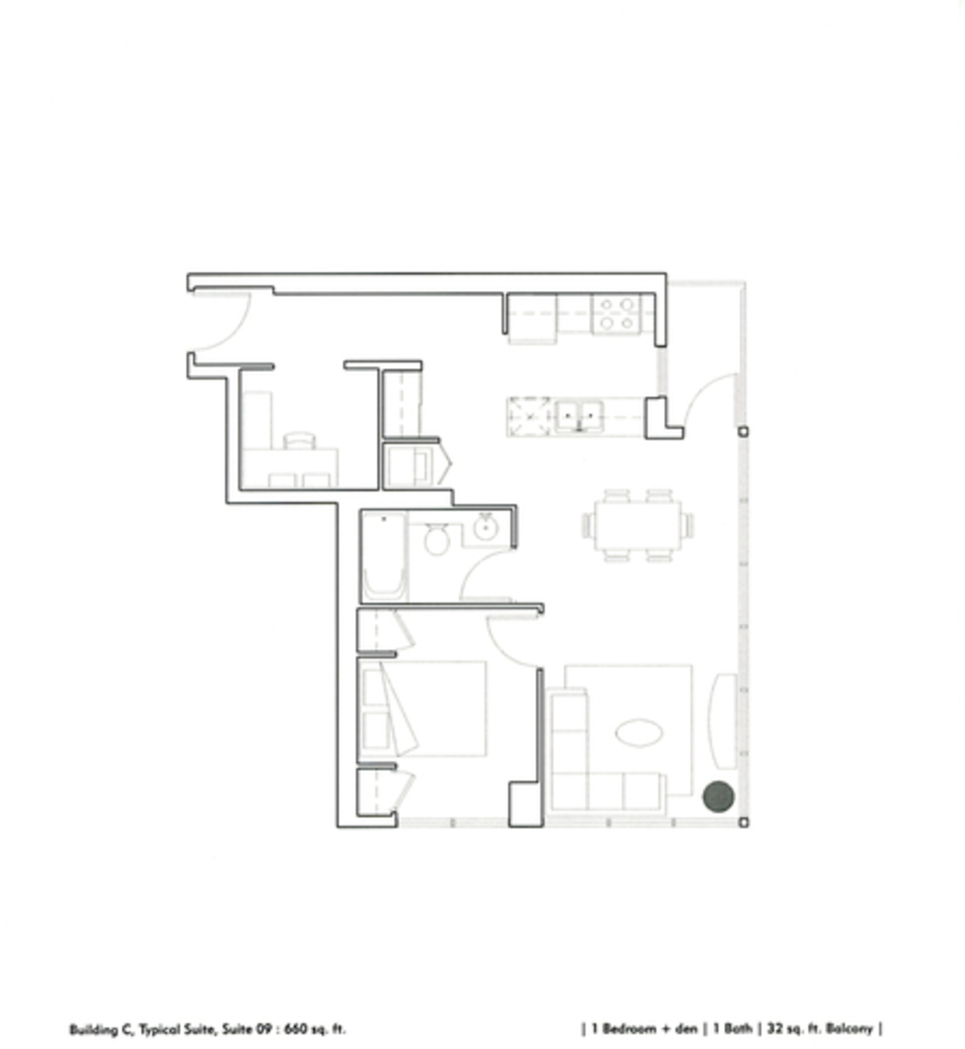 Building C Suite 09 floor plan