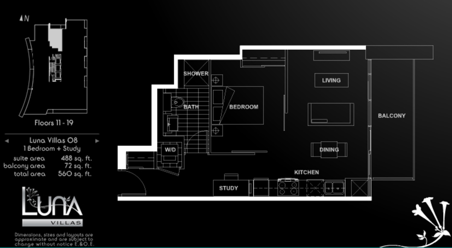 Luna Villas 08 floor plan