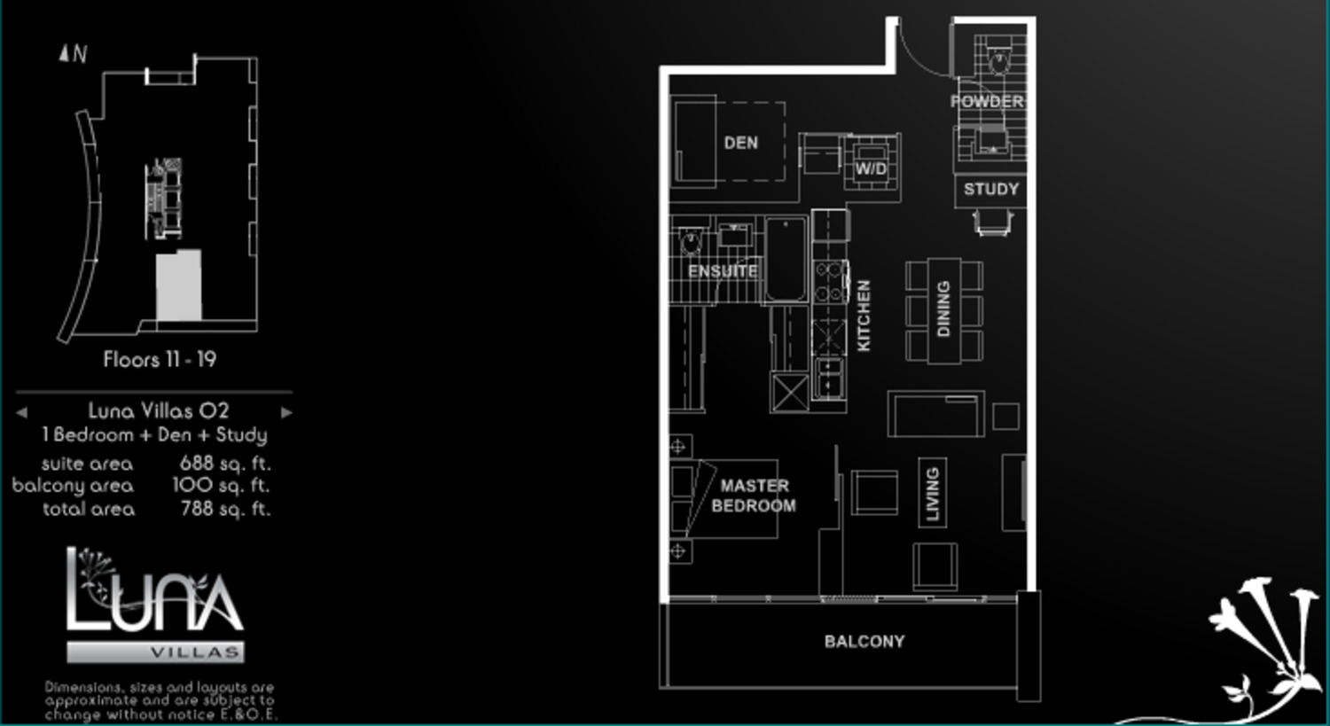 Luna Villas 02 floor plan