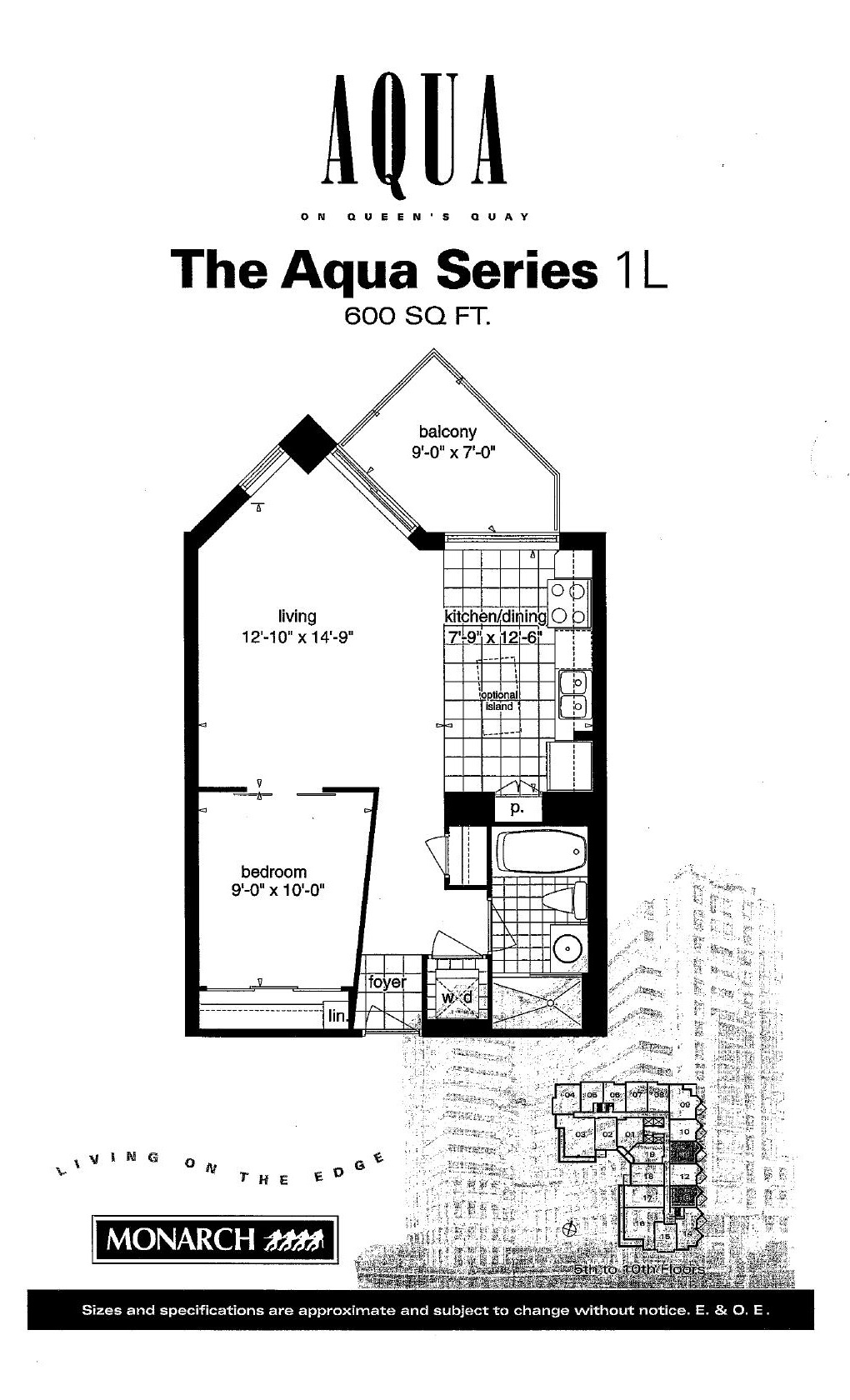 The Aqua Series 1L floor plan