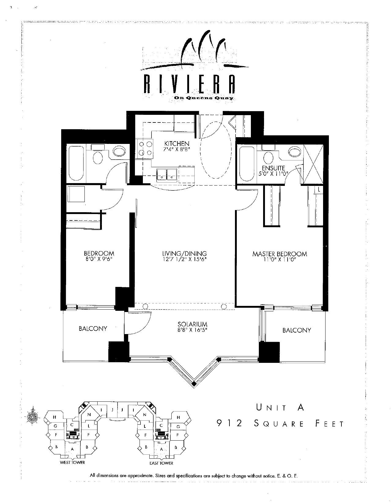 Unit A floor plan