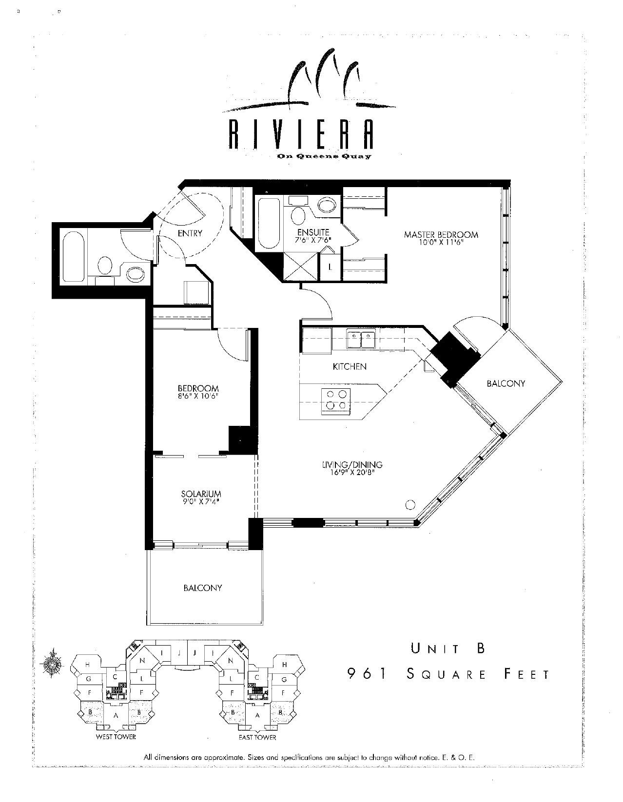 Unit B floor plan