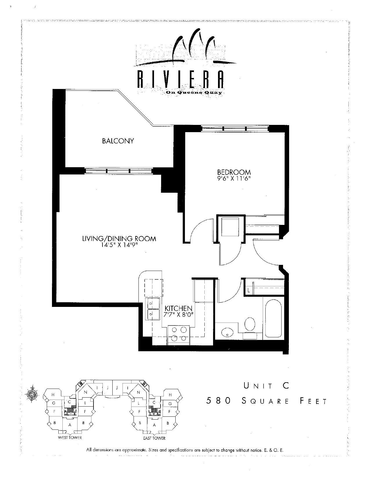 Unit C floor plan