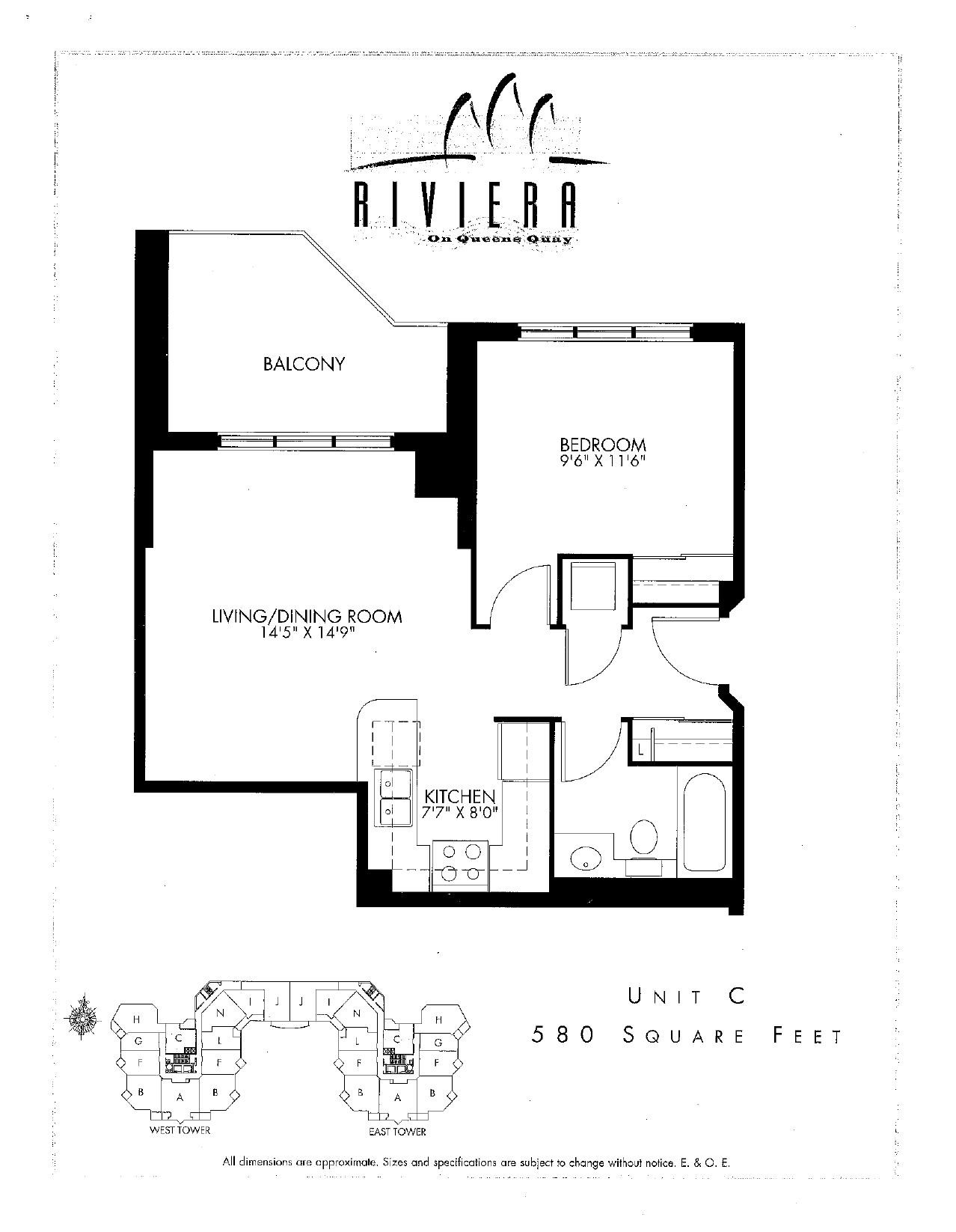 Unit C floor plan
