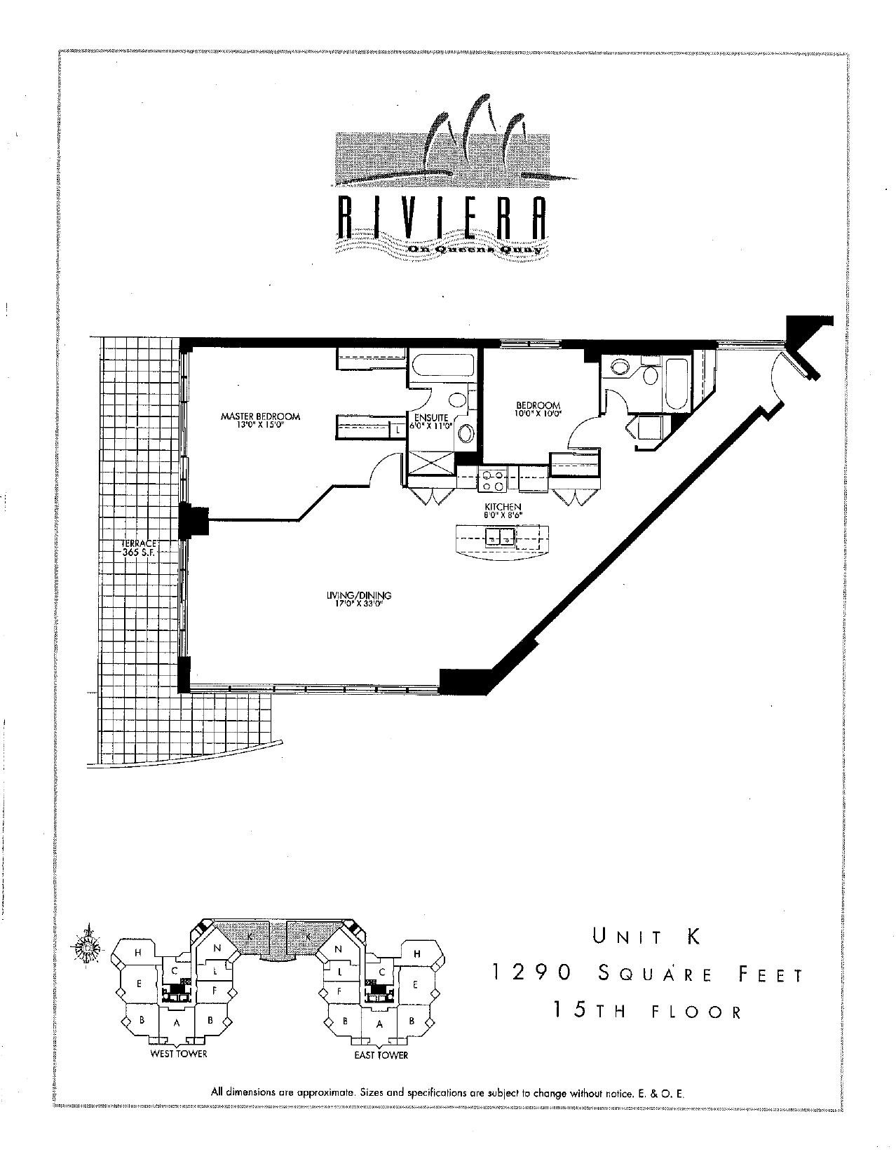 Unit K floor plan