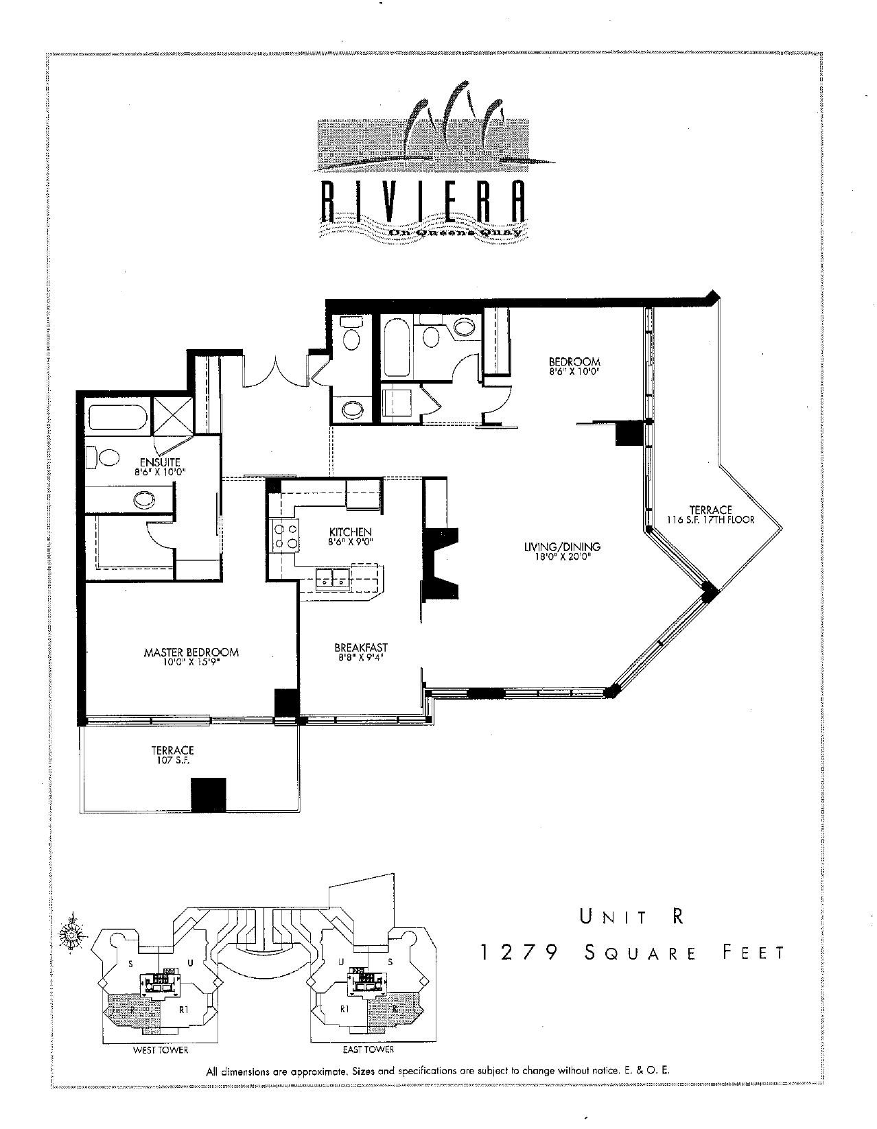 Unit R floor plan