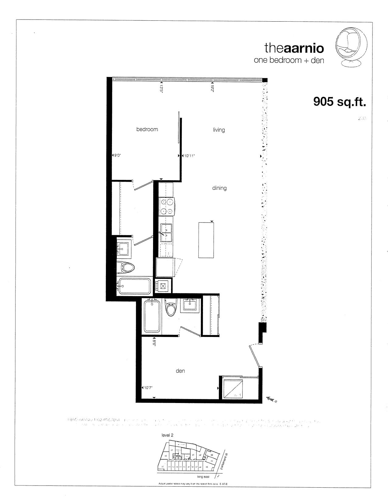 The Aarnio floor plan