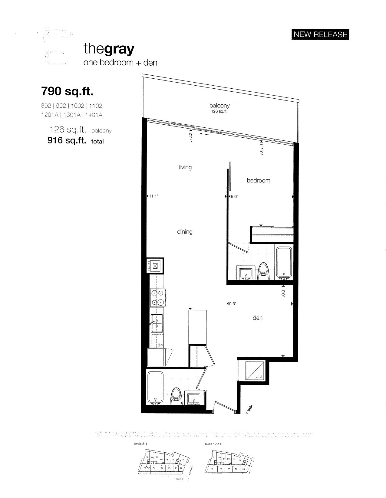 The Gray floor plan