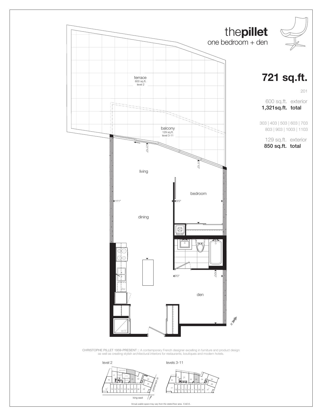 The Pillet floor plan