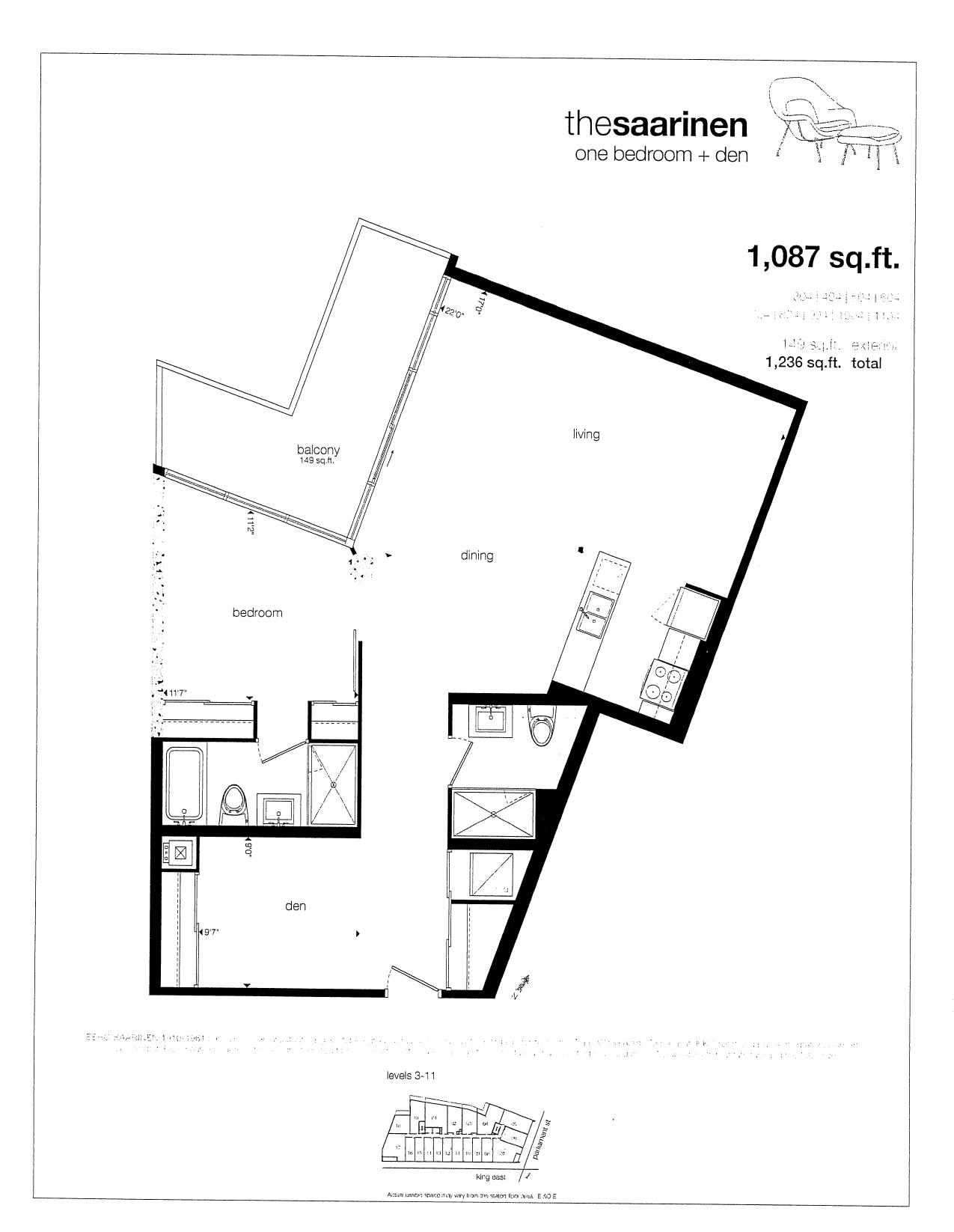 The Saarinen floor plan