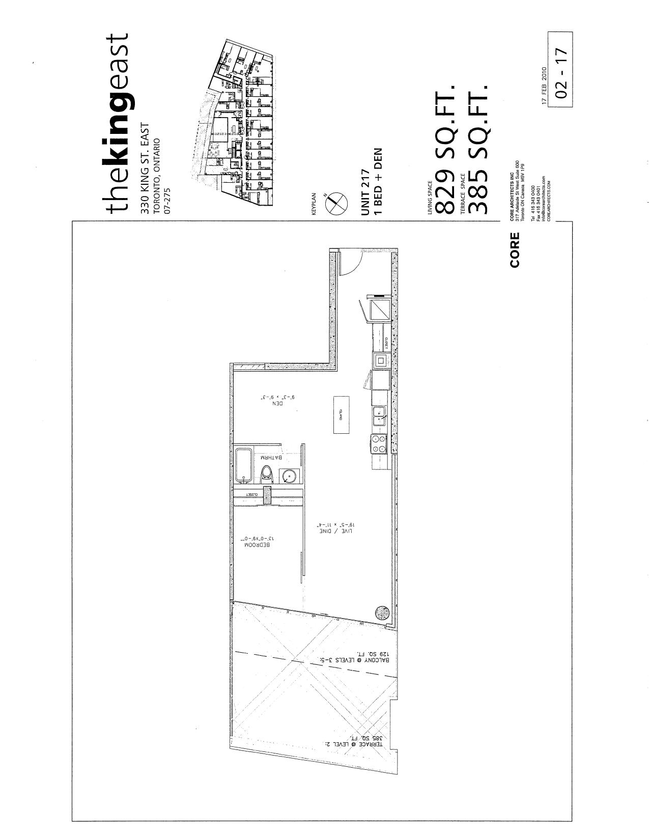 Unit 217 floor plan