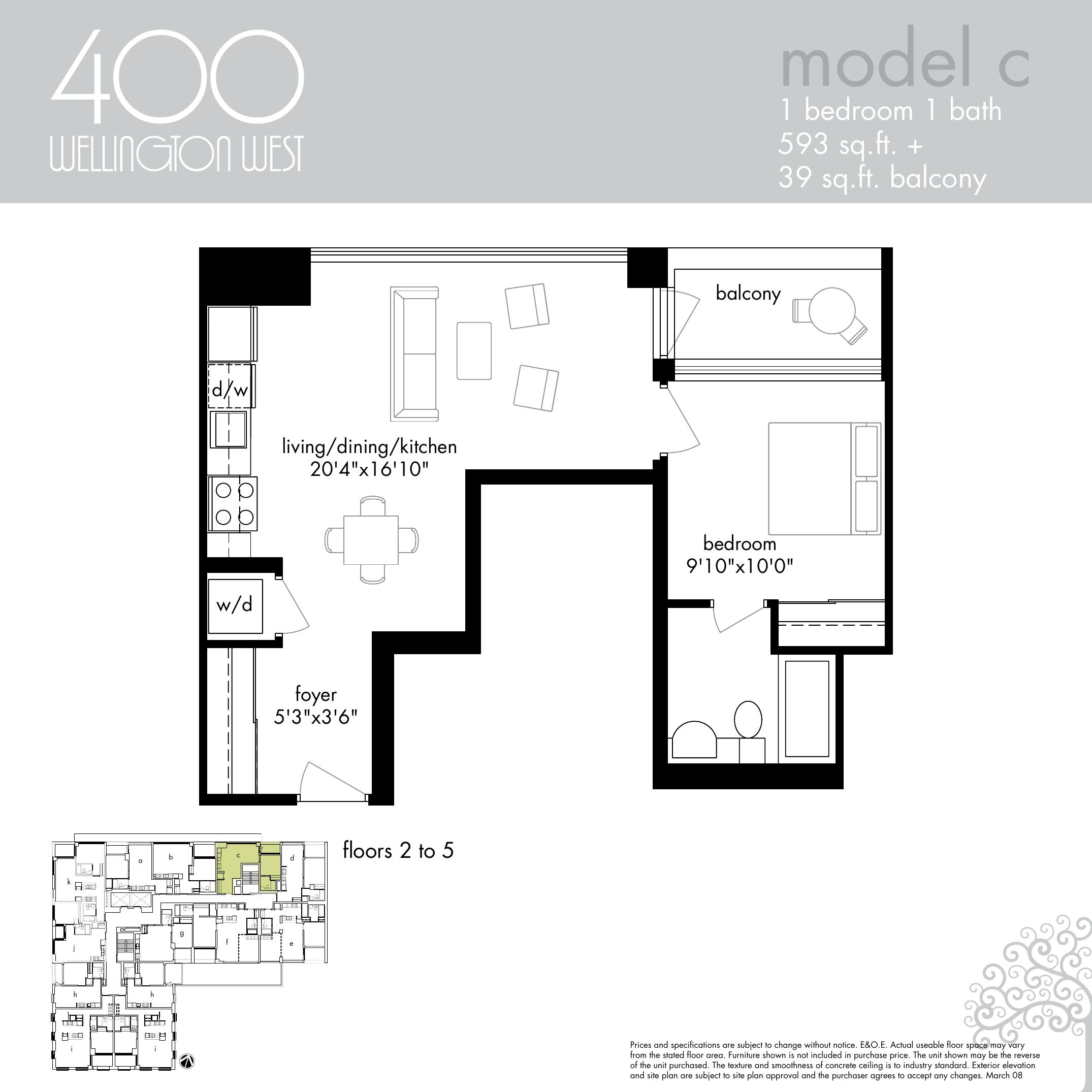 Model C floor plan