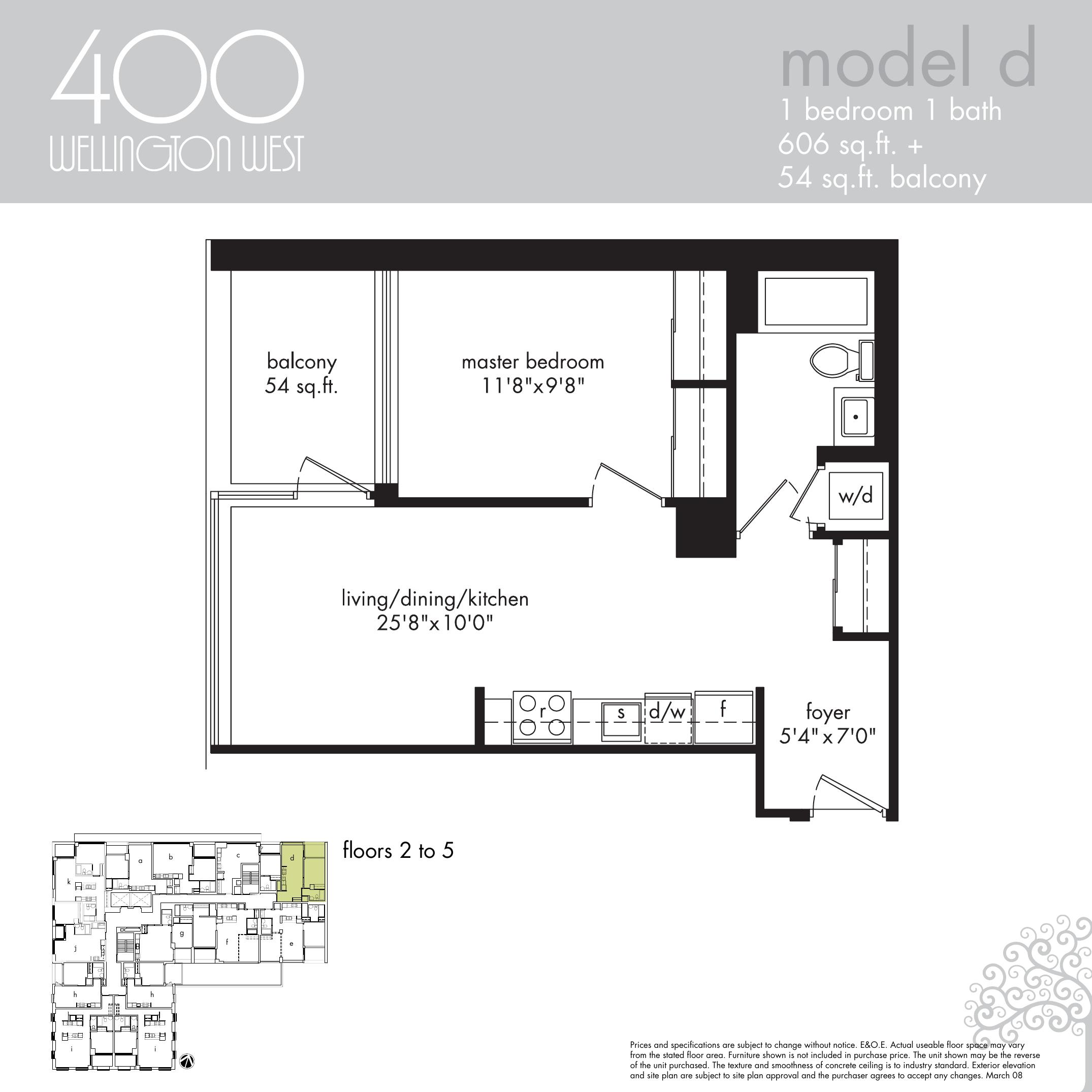 Model D floor plan