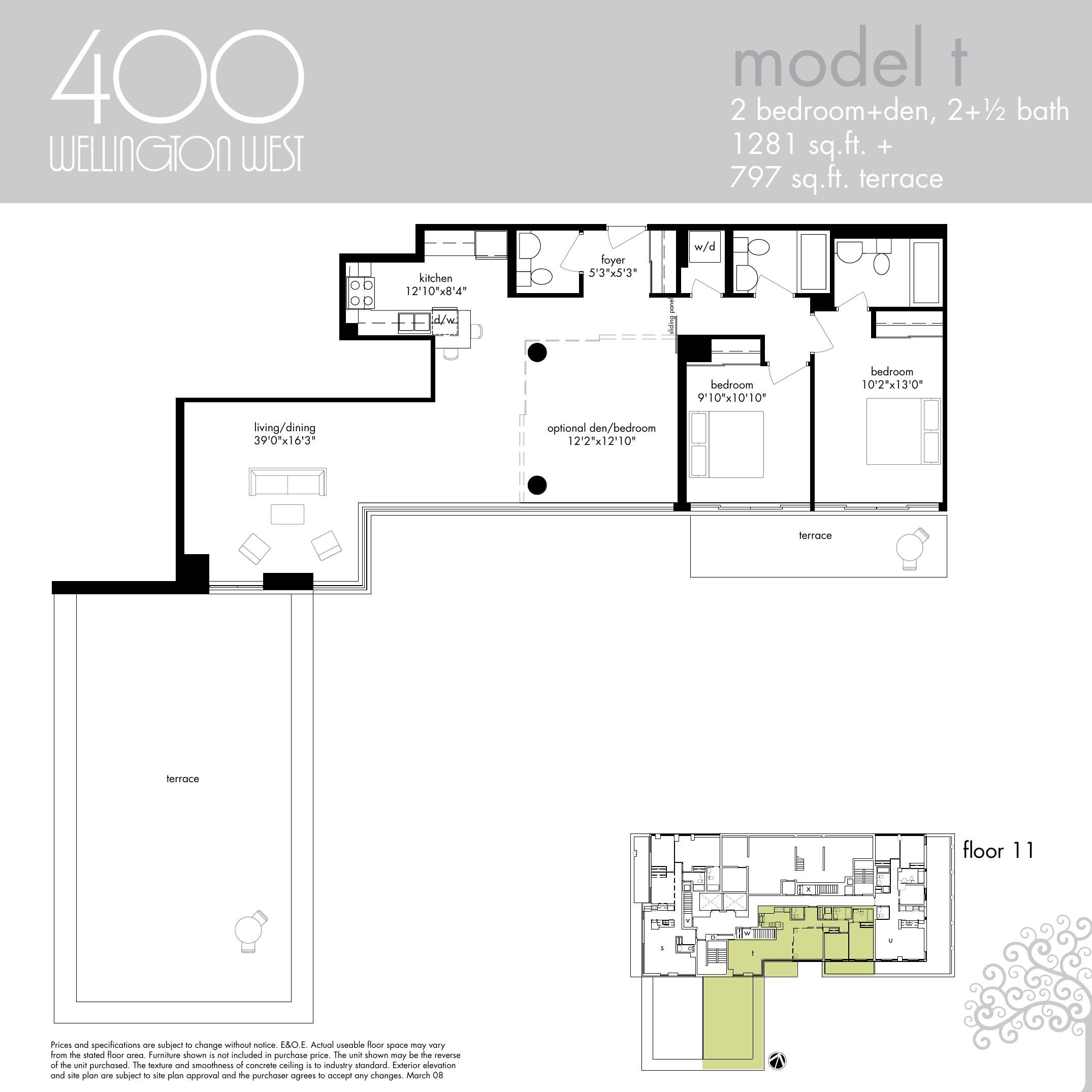 Model T floor plan