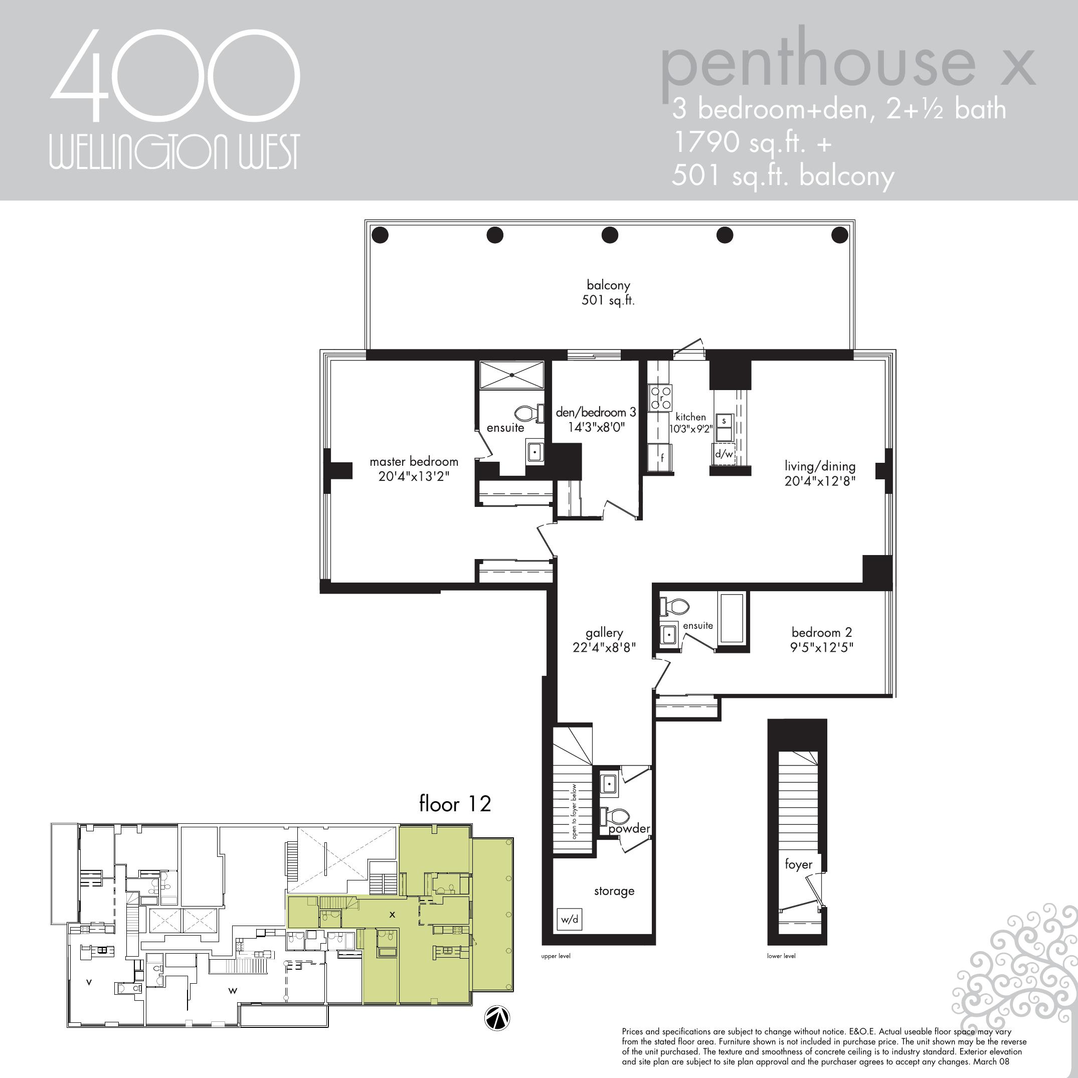 Penthouse X floor plan