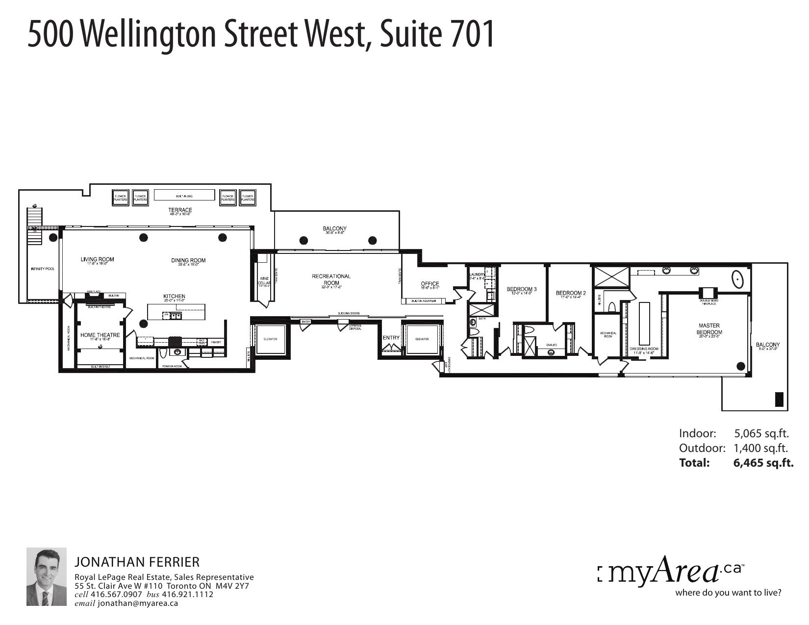 Suite 701 floor plan