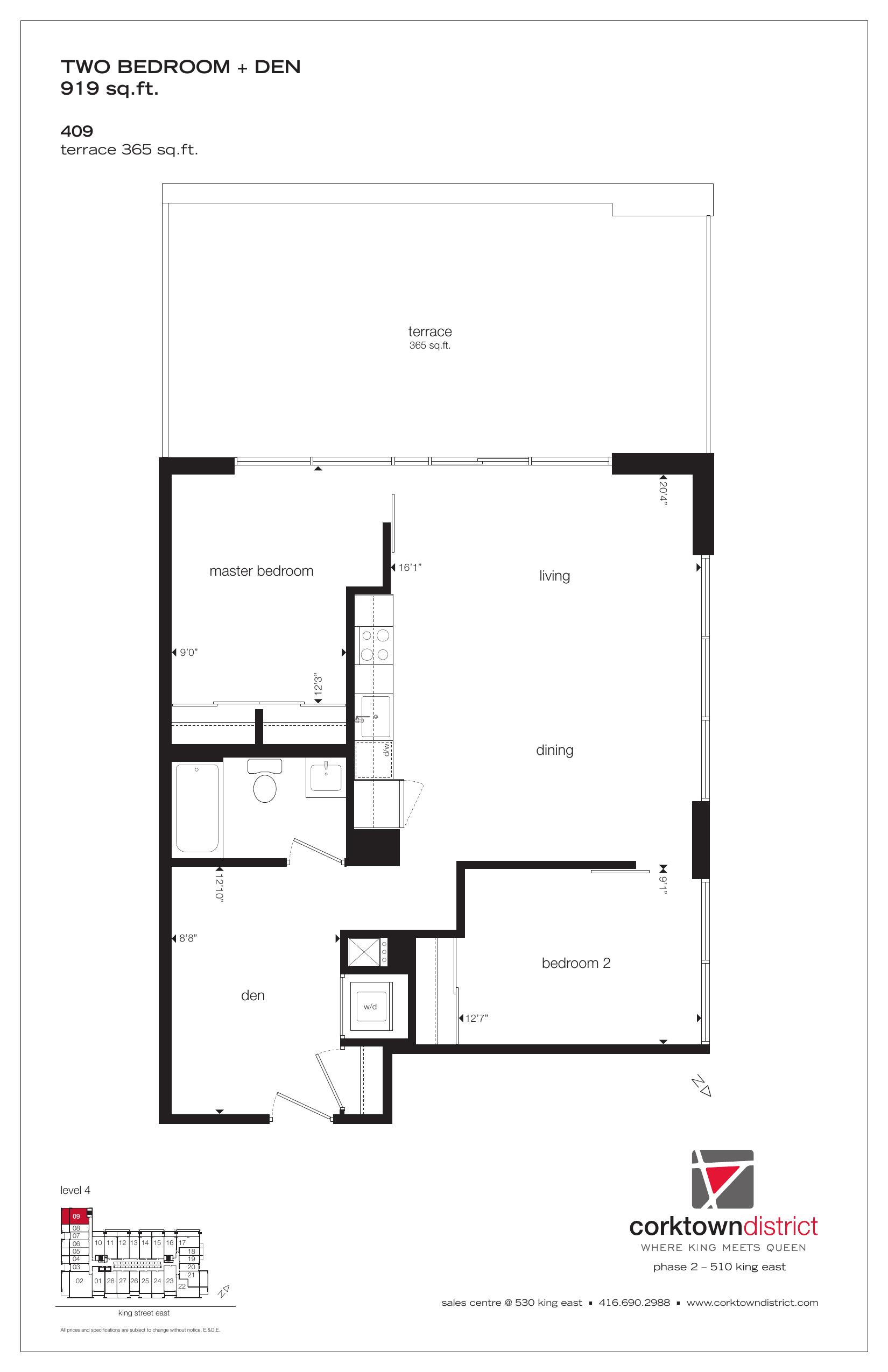Suite 409 floor plan
