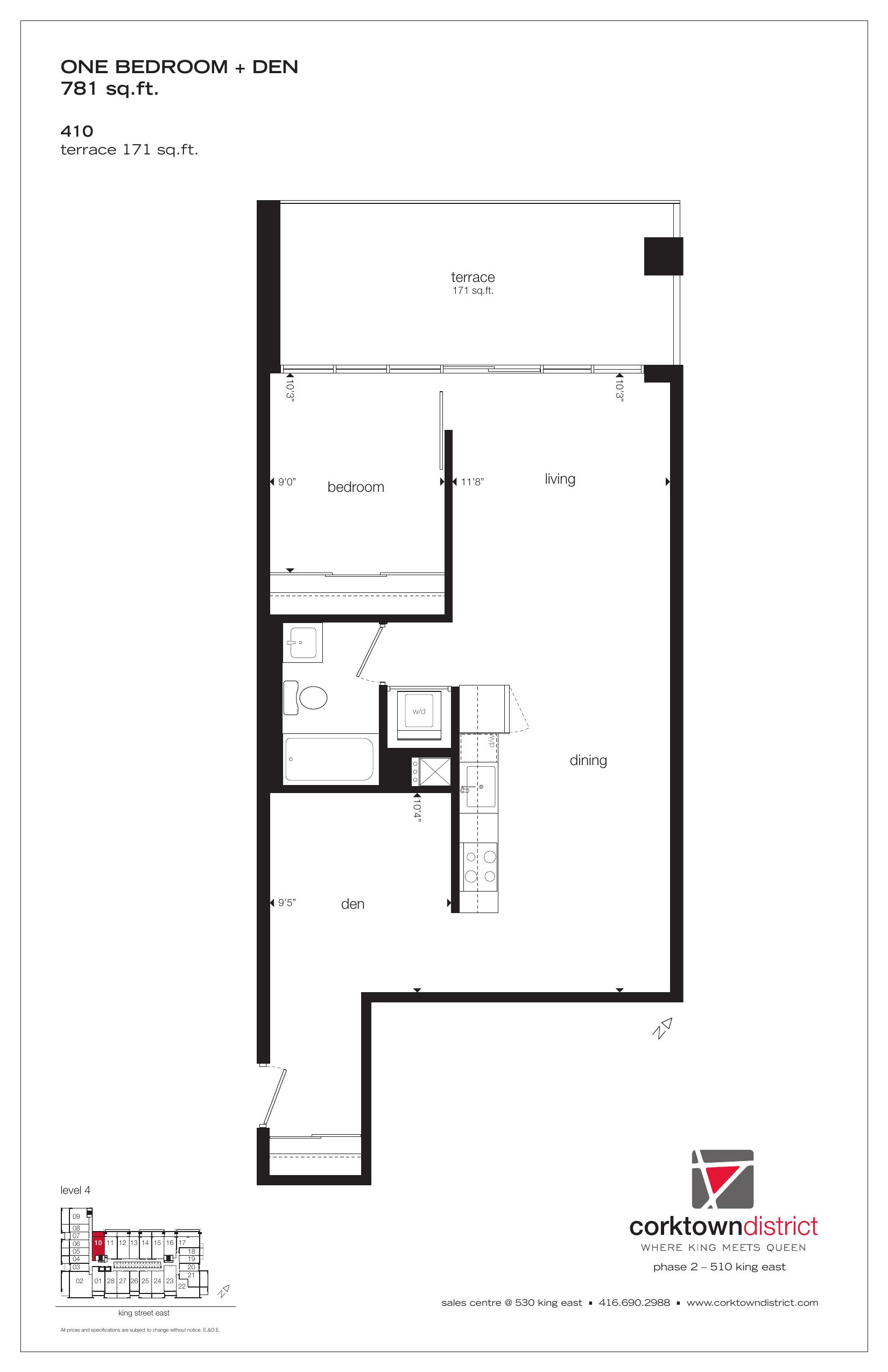 Suite 410 floor plan
