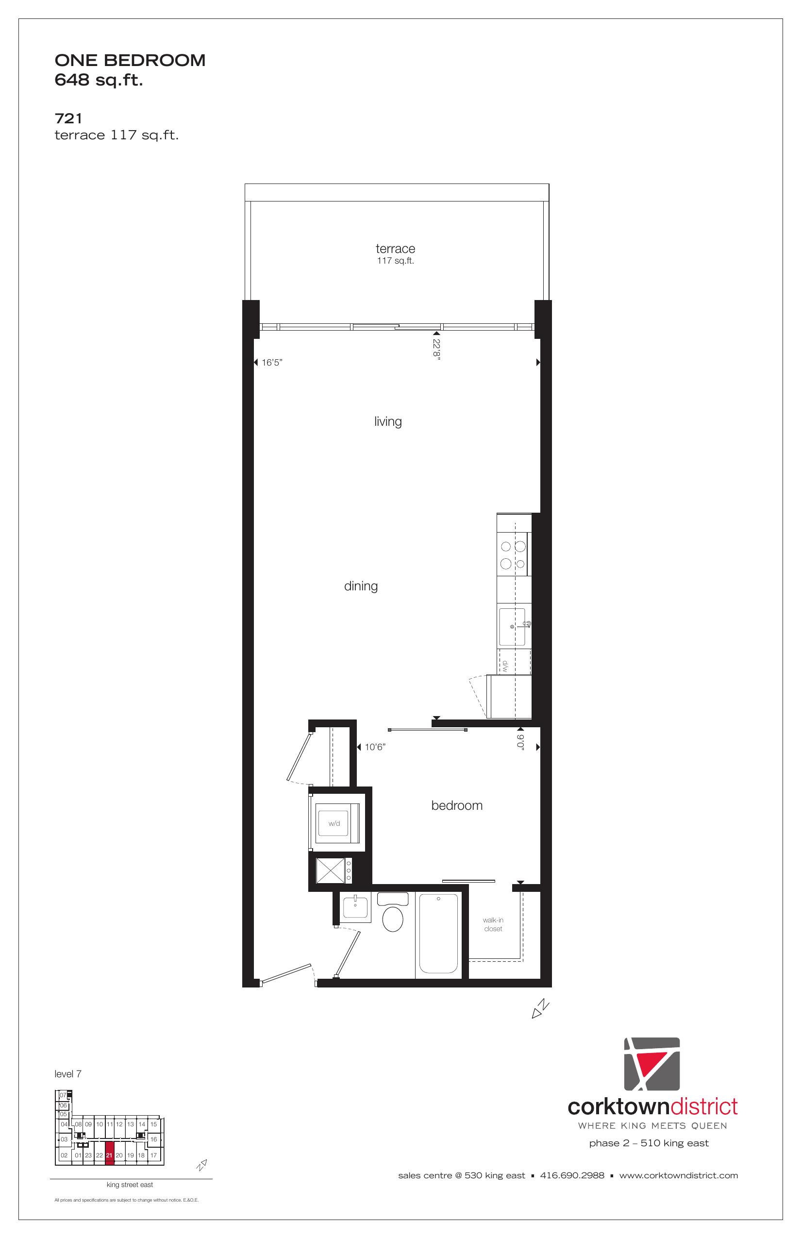 Suite 721 floor plan