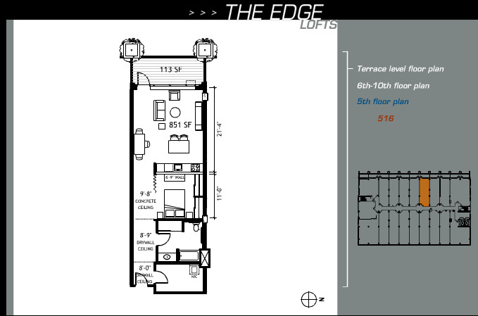 Suite 516 floor plan