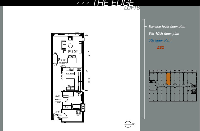 Suite 520 floor plan