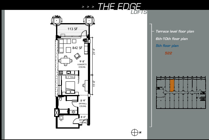Suite 522 floor plan